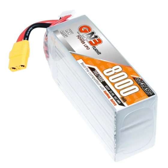 GNB 22,2 V 6S 6500/8000/10000mAh Lithium-Polymer-Batterie für Drohnen RC-Hubschrauber Autos Boote XT60 XT90 XT150 Zubehör